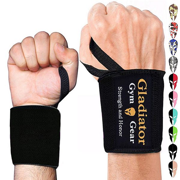 Weight Lifting Wrist Support Wraps Bands Gym Straps Brace Gym Powerlifting 