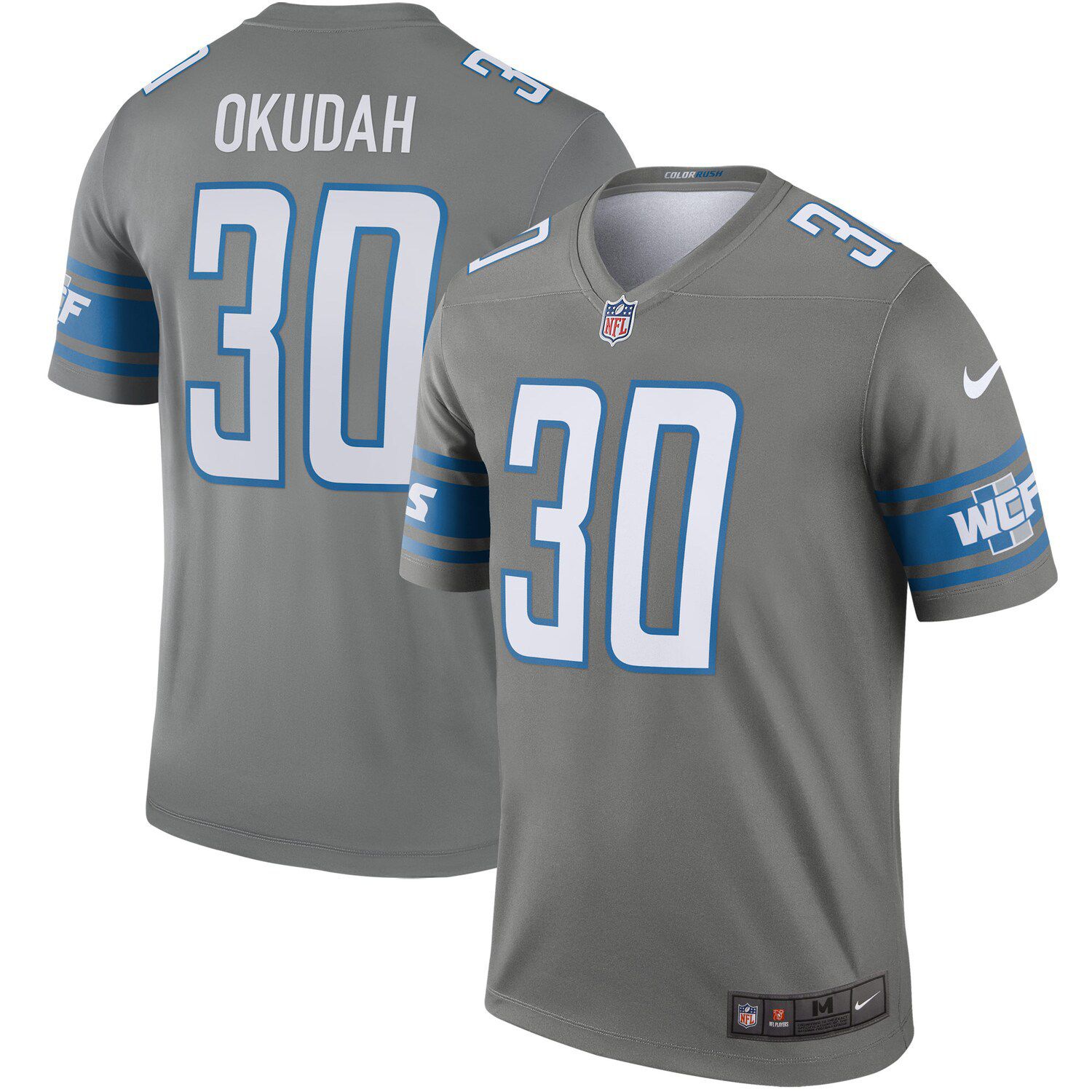 detroit lions jeff okudah jersey