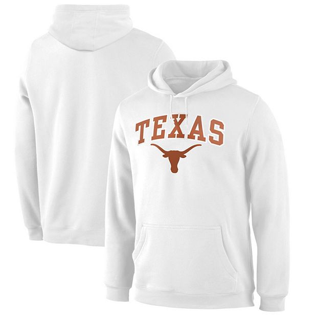 Men s Fanatics Branded White Texas Longhorns Campus Team Pullover