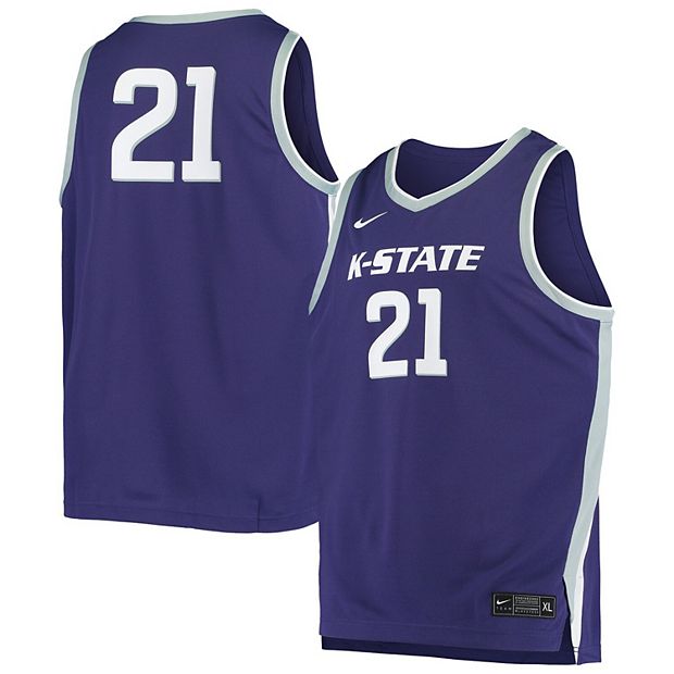 Kansas State Wildcats Nike Team Replica Basketball Shorts – Purple