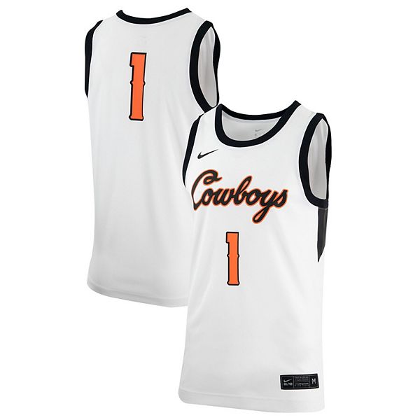 Men's Nike Cream Oklahoma State Cowboys Replica Baseball Jersey, 3XL