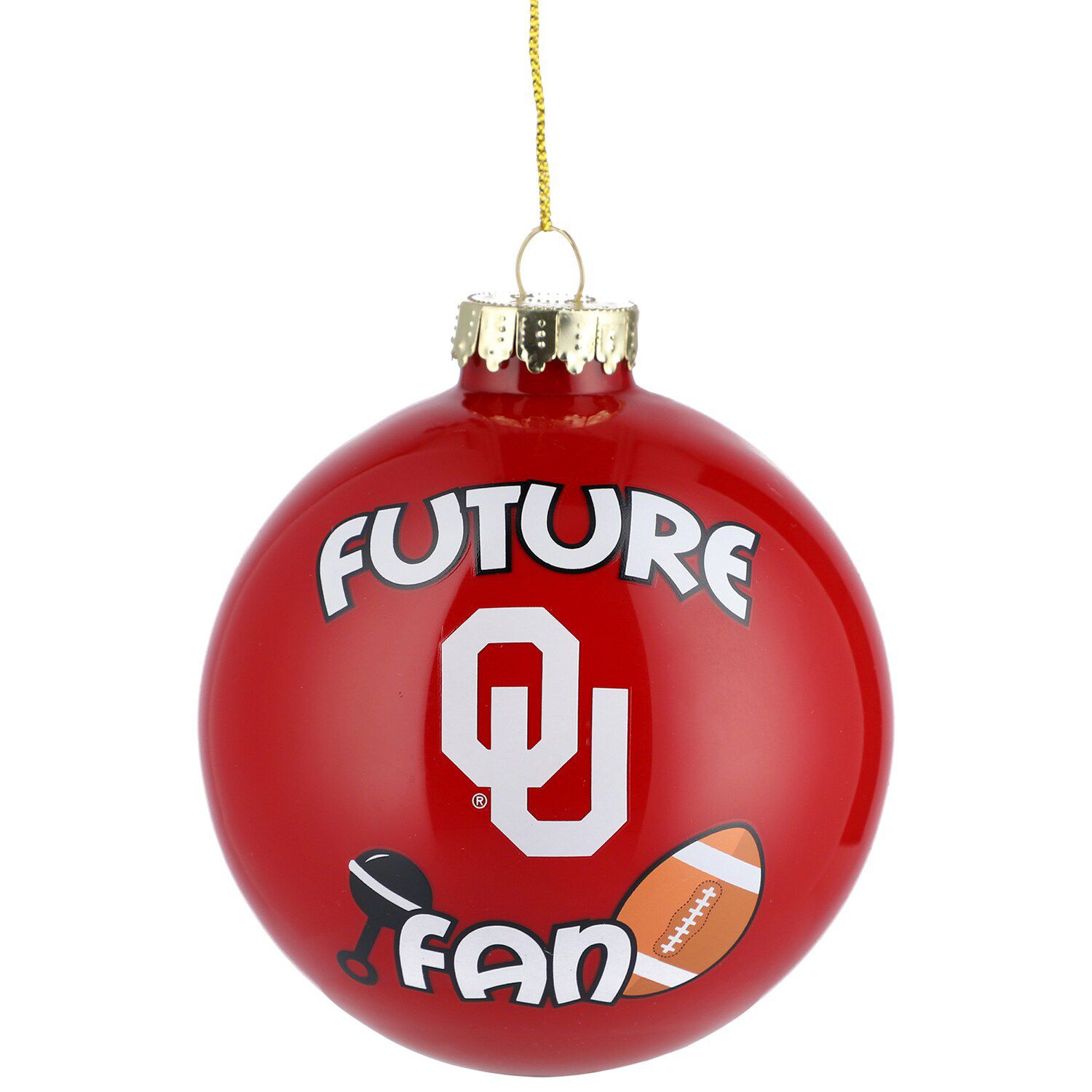 Image for Unbranded Oklahoma Sooners Future Fan Ball Ornament at Kohl's.