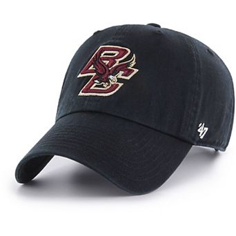 Men's '47 Black Boston College Eagles Clean Up Adjustable Hat