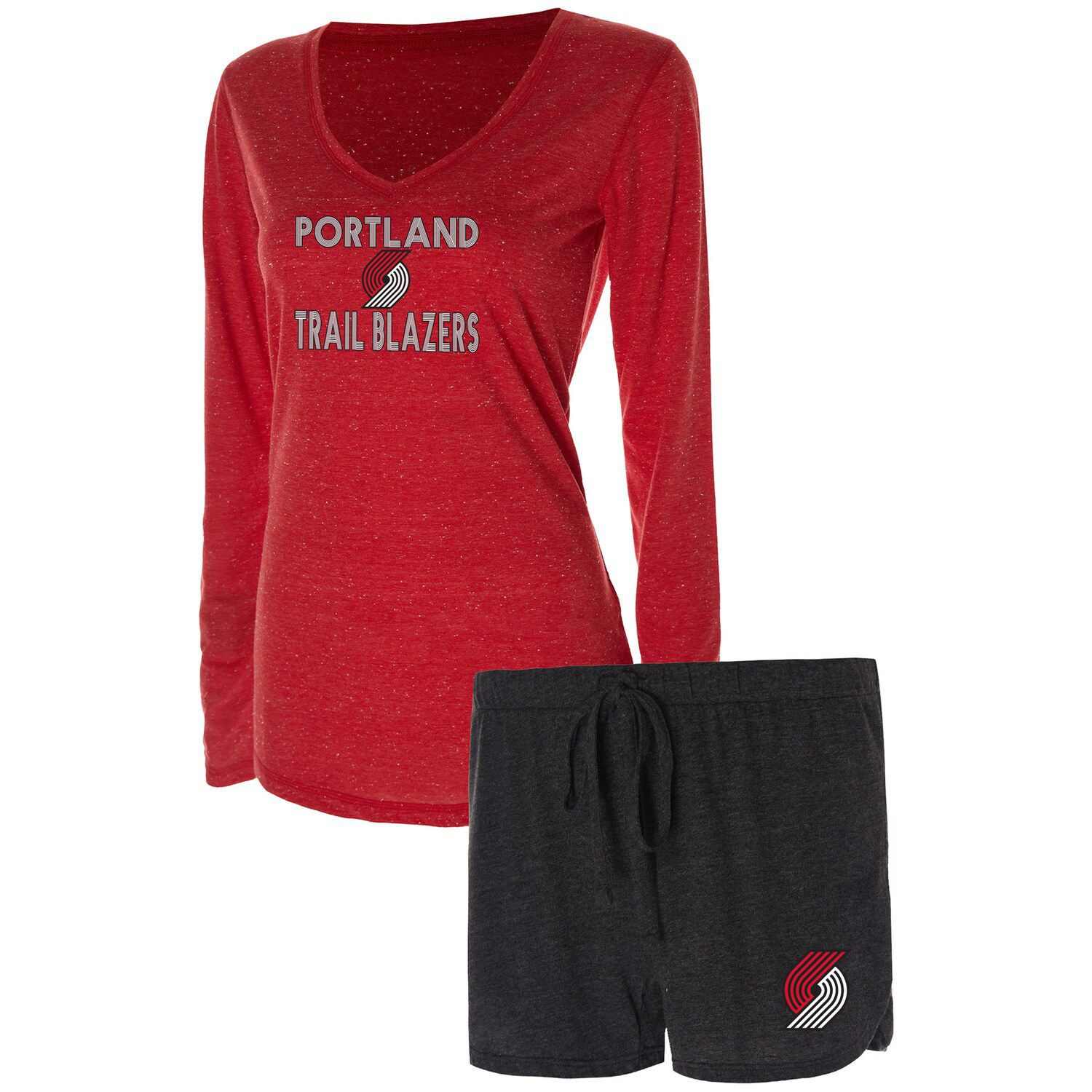 black blazer with red t shirt