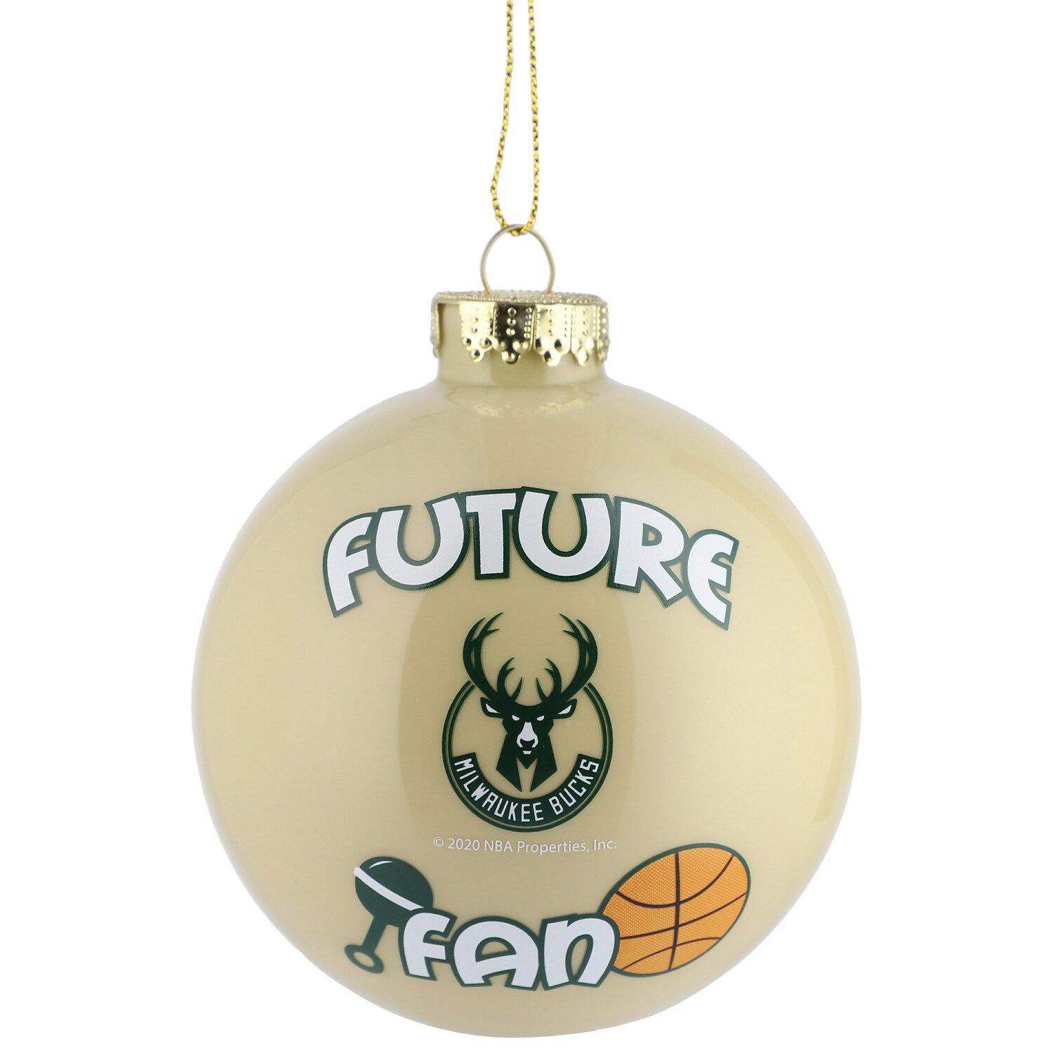 Image for Unbranded Milwaukee Bucks Future Fan Ball Ornament at Kohl's.