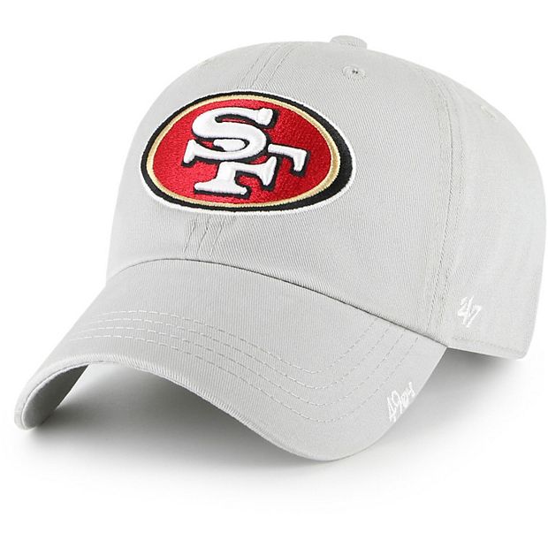 gray 49ers hat