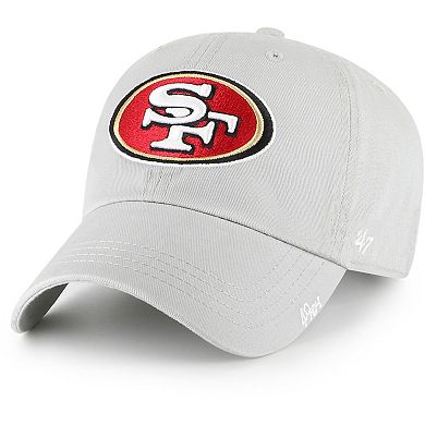 Women's '47 Gray San Francisco 49ers Miata Clean Up Secondary Adjustable Hat