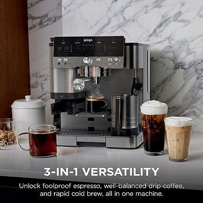 Ninja Luxe Café Premier Series 3-in-1 Espresso, Coffee and Cold
