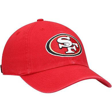 Youth '47 Scarlet San Francisco 49ers Logo Clean Up Adjustable Hat
