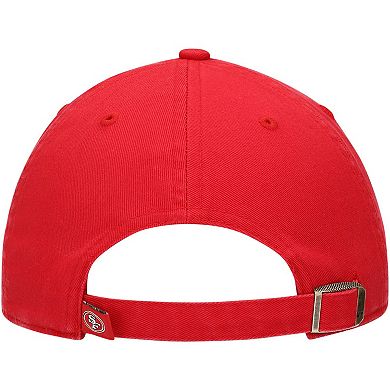 Youth '47 Scarlet San Francisco 49ers Logo Clean Up Adjustable Hat