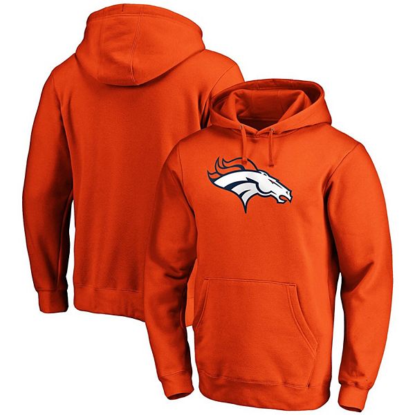 Men's Nike Orange Denver Broncos Fan Gear Pullover Hoodie