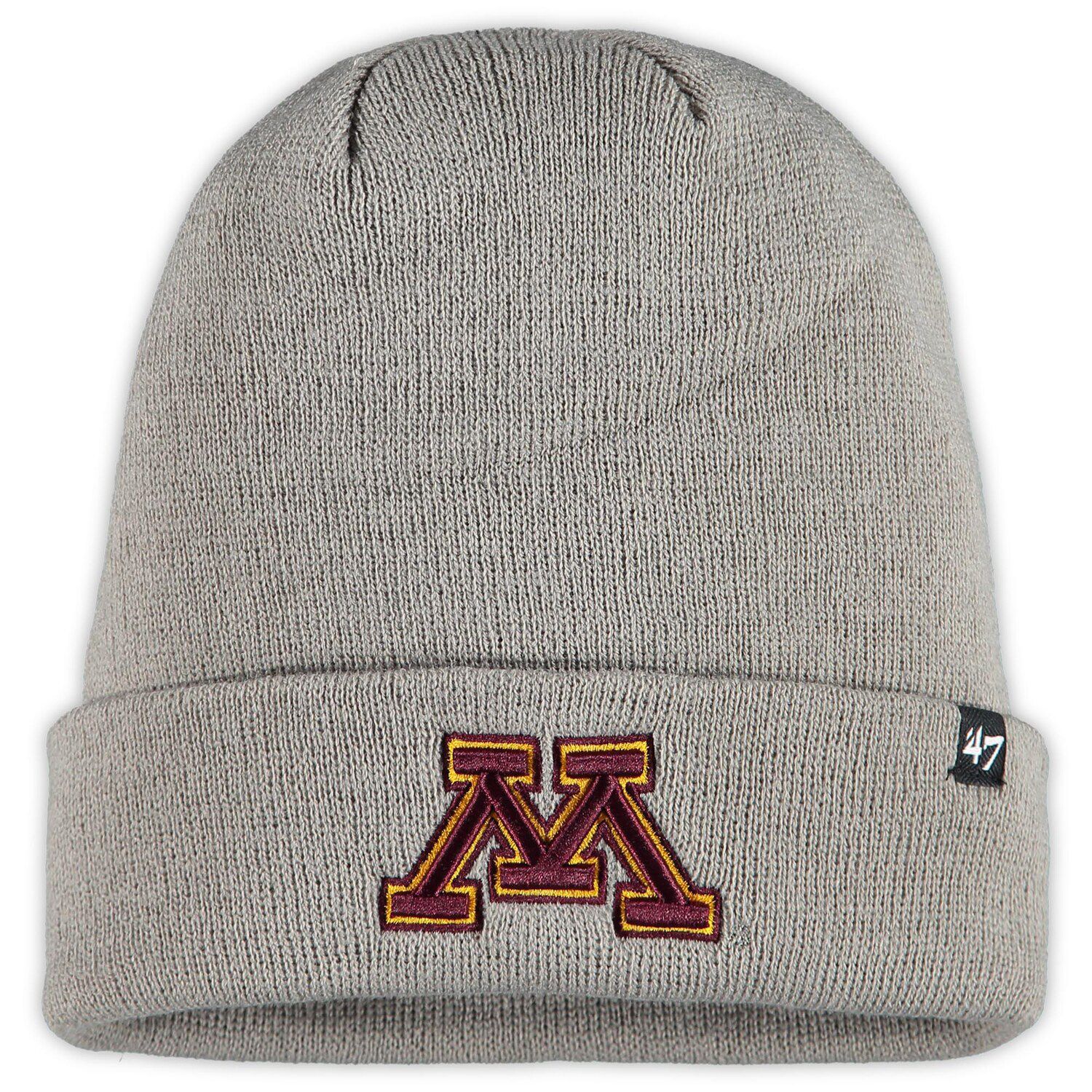 Image for Unbranded Men's '47 Gray Minnesota Golden Gophers Raised Cuffed Knit Hat at Kohl's.