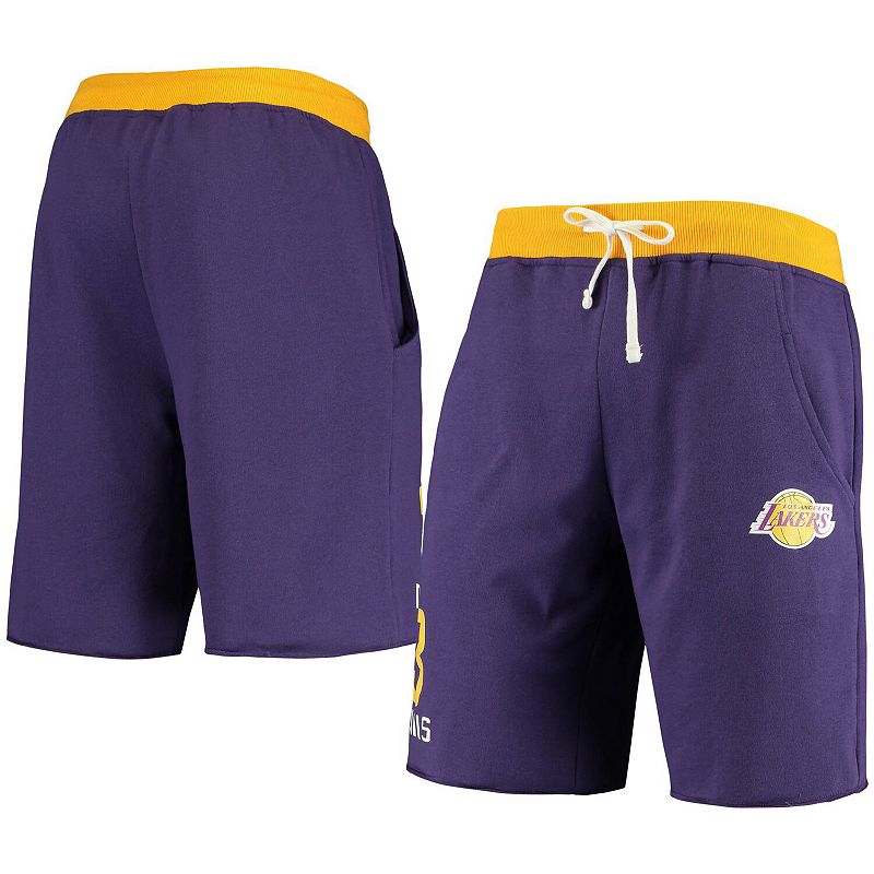 Mens Anthony Davis Purple Los Angeles Lakers Name & Number Shorts, Size: S