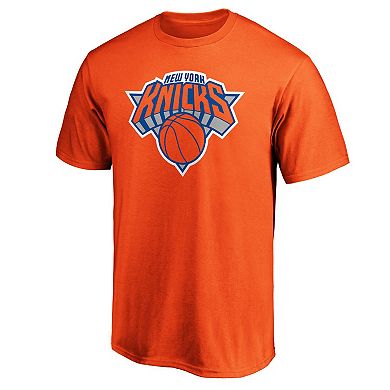 Men's Fanatics Branded Orange New York Knicks Primary Team Logo T-Shirt