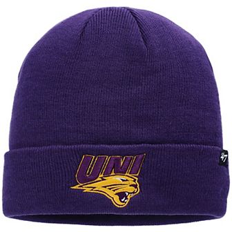 Men's '47 Purple Northern Iowa Panthers Raised Cuffed Knit Hat