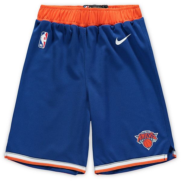 Preschool Nike Royal New York Knicks Icon Replica Team Shorts