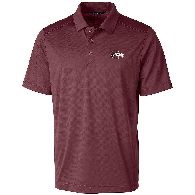 Mens Cutter & Buck Maroon Mississippi State Bulldogs Prospect Polo, Size: 