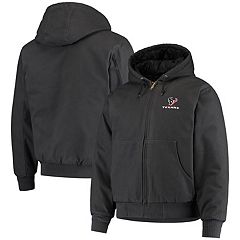 Men's Dunbrooke Brown Cleveland Browns Dakota Cotton Canvas Hooded Jacket