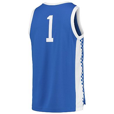 Unisex Nike #1 Royal Kentucky Wildcats Replica Basketball Jersey