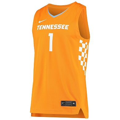 Unisex Nike #1 Tennessee Orange Tennessee Volunteers Replica Basketball Jersey