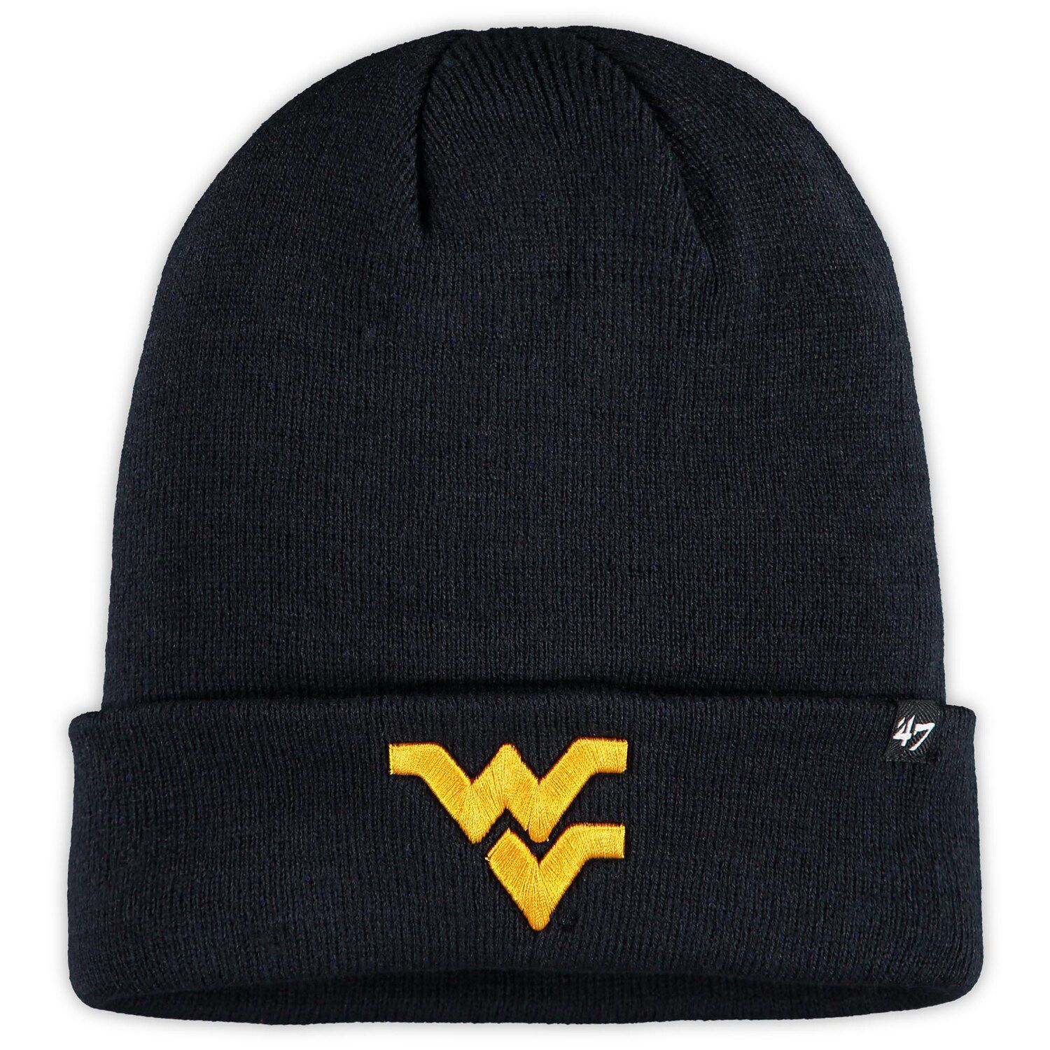Image for Unbranded Men's '47 Navy West Virginia Mountaineers Raised Cuffed Knit Hat at Kohl's.