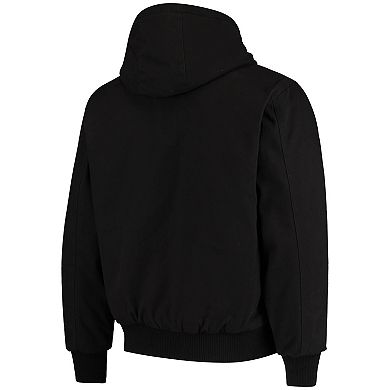 Men's Dunbrooke Black Arizona Cardinals Dakota Cotton Canvas Hooded Jacket