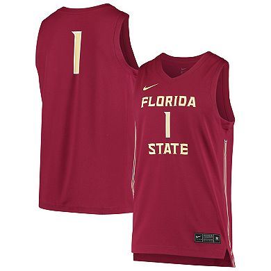 Unisex Nike #1 Garnet Florida State Seminoles Replica Basketball Jersey