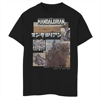 Boys 6-20 Star Wars The Mandalorian Mando Comic Graphic Tee