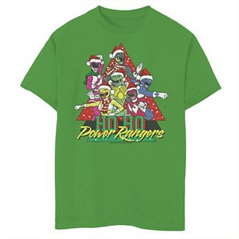 Boys 8-20 Power Rangers Christmas Ho Ho Power Rangers Graphic Tee