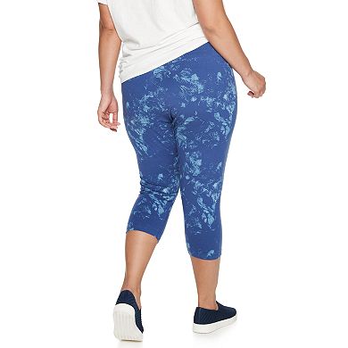 Plus Size Sonoma Goods For Life® Knit Capri Leggings