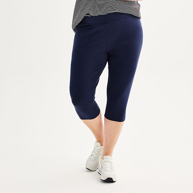 Plus Size Sonoma Goods For Life® Knit Capri Leggings