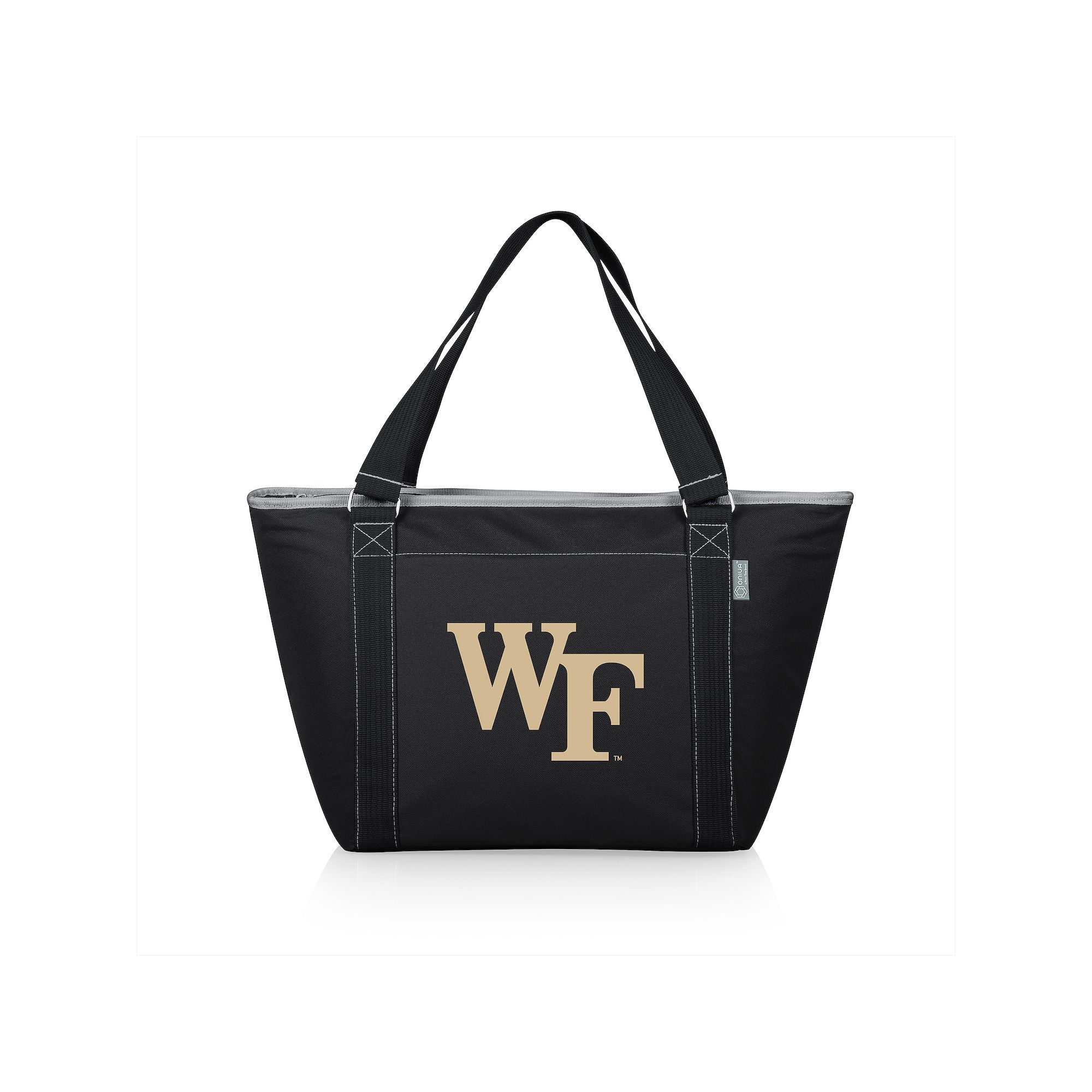 Picnic Time Wake Forest Demon Deacons Topanga Cooler Tote Bag, Wfu Black