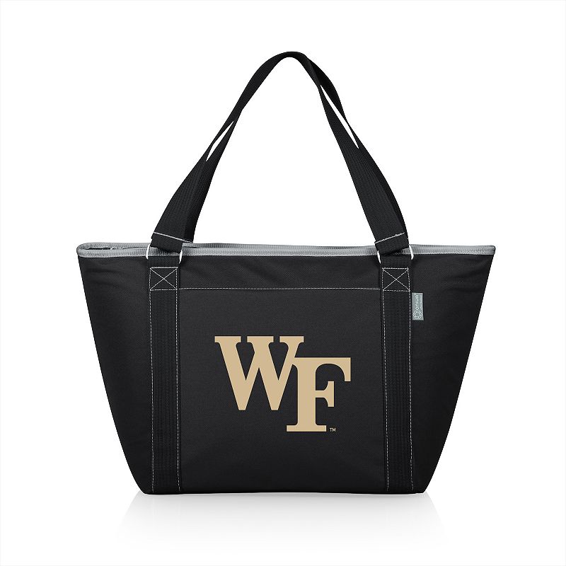 Picnic Time Wake Forest Demon Deacons Topanga Cooler Tote Bag, Wfu Black