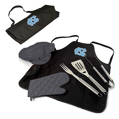 Picnic Time North Carolina Tar Heels BBQ Apron Tote Pro Grill Set