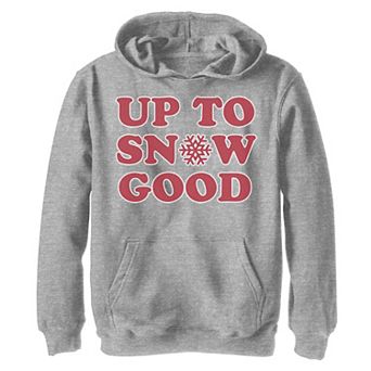 Boys 8-20 Up To Snow Good Christmas Graphic Fleece Hoodie