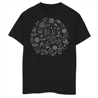 Boys 8-20 Fifth Sun Winter Icons Line Art Graphic Tee