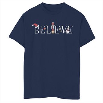 Boys 8-20 Fifth Sun Believe Christmas Text Graphic Tee