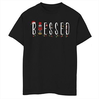 Boys 8-20 Fifth Sun Blessed Text Graphic Tee