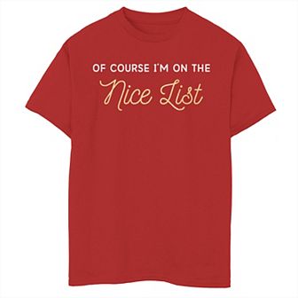 Boys 8-20 Fifth Sun Nice List Christmas Graphic Tee