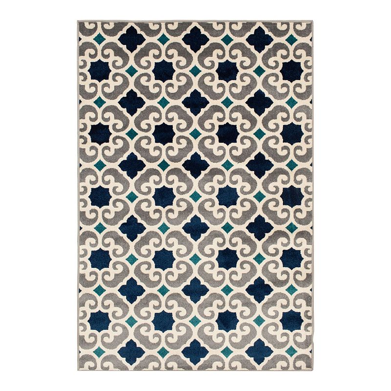 Loomaknoti Haverhill Area Rug, Blue, 5X7 Ft