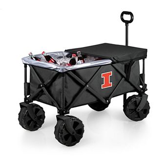 Picnic Time Illinois Fighting Illini Adventure All-Terrain Utility Wagon