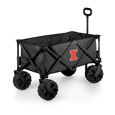 Picnic Time Illinois Fighting Illini Adventure All-Terrain Utility Wagon