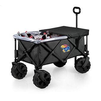 Picnic Time Kansas Jayhawks Adventure All-Terrain Utility Wagon