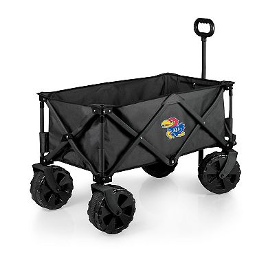 Picnic Time Kansas Jayhawks Adventure All-Terrain Utility Wagon