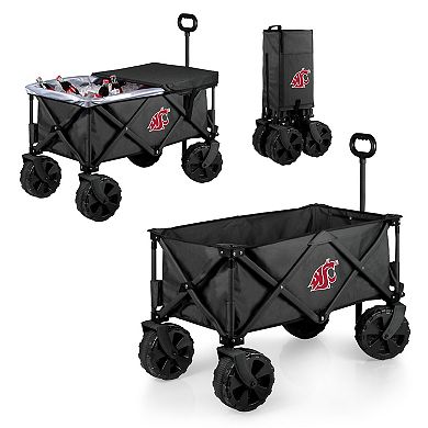 Picnic Time Washington State Cougars Adventure All-Terrain Utility Wagon