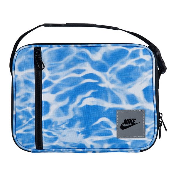 Nike Unisex Fuel Pack Lunch Bag In White, in Blue