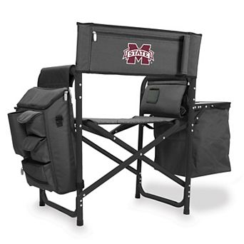 Picnic Time Mississippi State Bulldogs Fusion Backpack Chair with Cooler