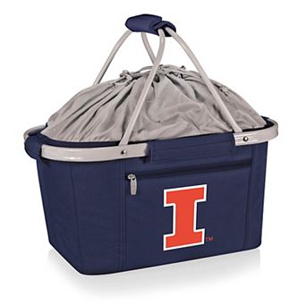 Picnic Time Illinois Fighting Illini Metro Basket Collapsible Cooler Tote