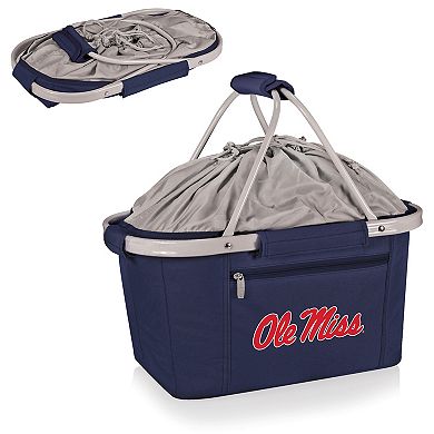 Picnic Time Ole Miss Rebels Metro Basket Collapsible Cooler Tote