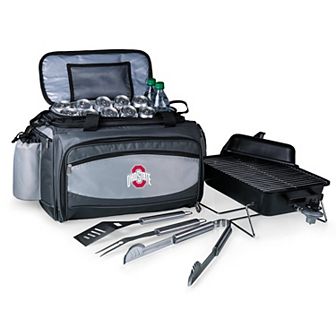 Picnic Time Ohio State Buckeyes Vulcan Portable Propane Grill & Cooler Tote